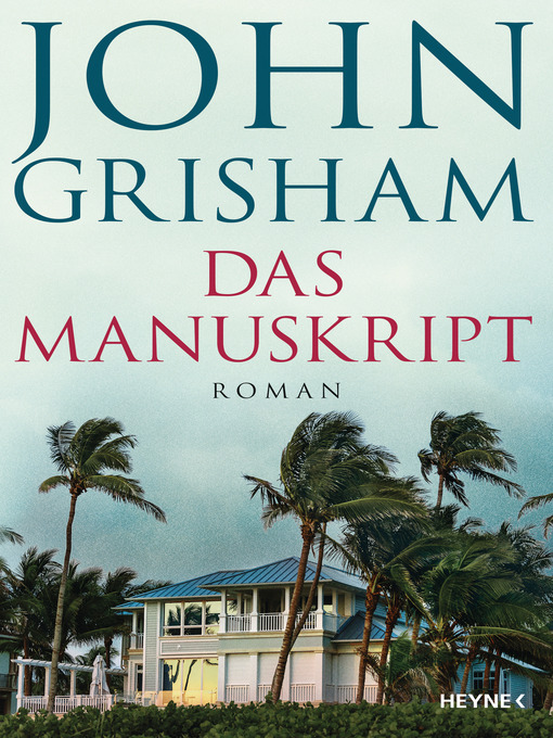 Title details for Das Manuskript by John Grisham - Wait list